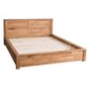 Pat 180 x 200 cm lemn masiv stejar Wild Oak