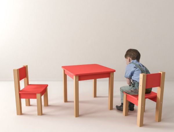 Set scaune Mario rosu