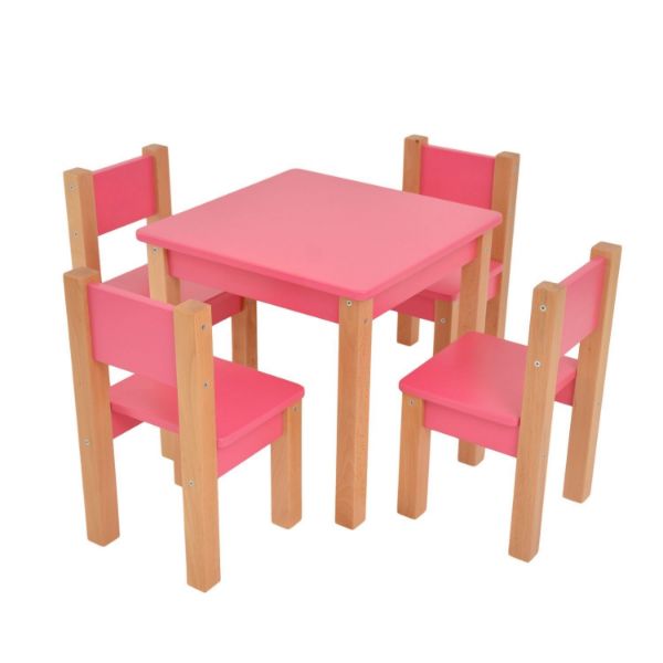 Set scaune Mario roz
