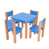Set cu 1 masa si 4 scaune albastru Mario