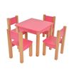 Set cu 1 masa si 4 scaune roz Mario
