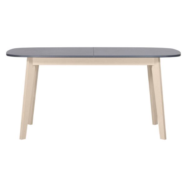 Masă ovală extensibilă 160/200 cm frasin natur Naiss
