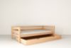 Pat 90 x 200 cm cu sertar natur Nina