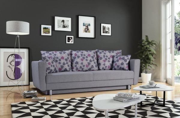 Canapea extensibila 3 locuri albastru Samara