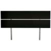 Pat cu somiera 160 x 200 cm negru lucios Easy