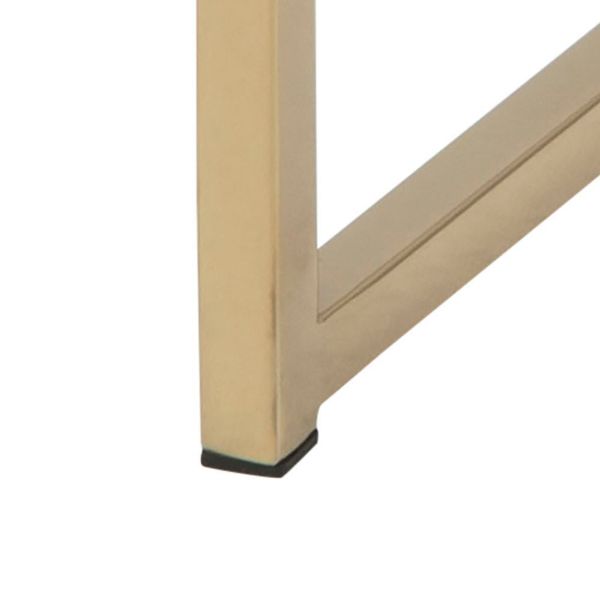 Masuta rotunda 80 cm auriu/verde Alisma