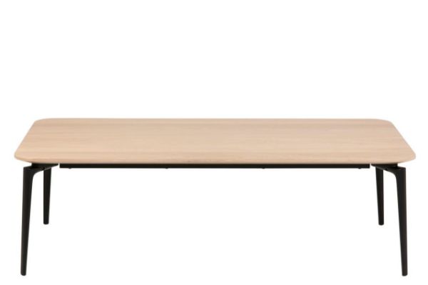Masuta de cafea dreptunghiulara 140 cm stejar natur/negru Connect