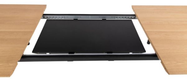 	Extensie pentru Masa dining dreptunghiulara fixa 200 cm stejar natur/negru Connect