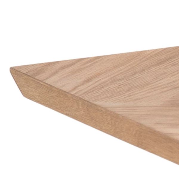 Masuta de cafea 120 cm stejar natur/negru Brighton