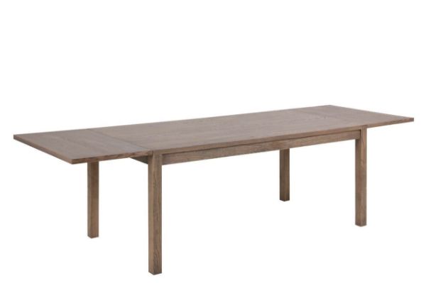 Set de 2 extensii pentru Masa dining dreptunghiulara fixa 180 cm stejar afumat Brenthwood