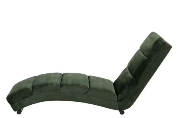 Sezlong living verde forest/negru Slinky