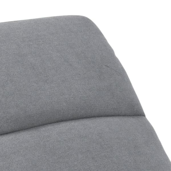 Sezlong living gri deschis/negru Slinky