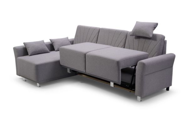 Coltar extensibil dreapta gri Molly