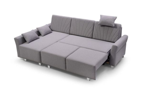 Coltar extensibil dreapta gri Molly