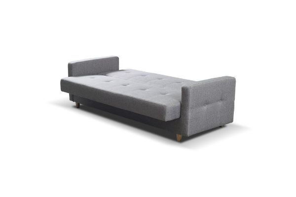 Canapea extensibilă 3 locuri gri Tango 