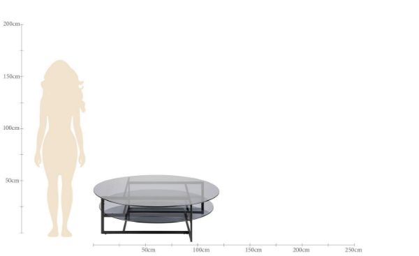 Masuta de cafea rotunda 120 cm Loke