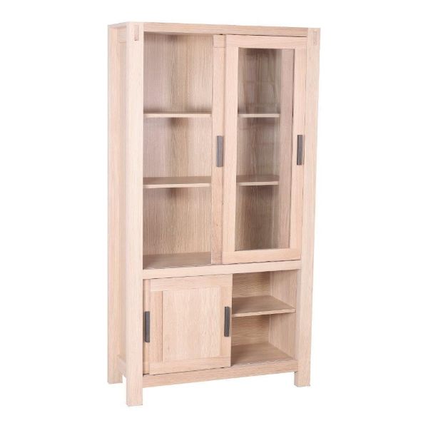 Vitrina cu 4 usi stejar natur Harper