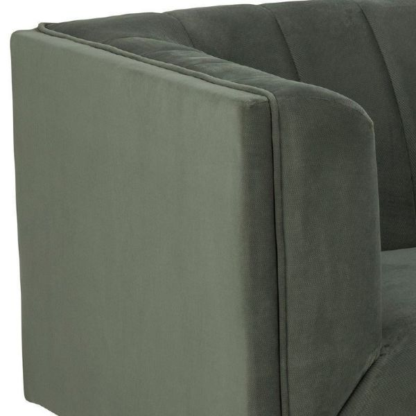 Canapea fixa 2 locuri XL verde olive Pasadena