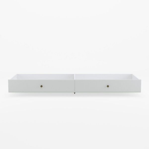 Sertar pat 160 x 200 cm alb Clemence
