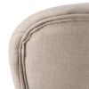 Scaun tapitat sand/negru Batilda