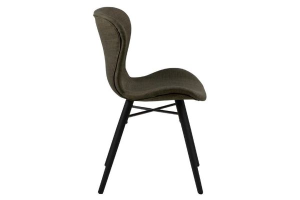 Scaun tapitat kaki/negru Batilda