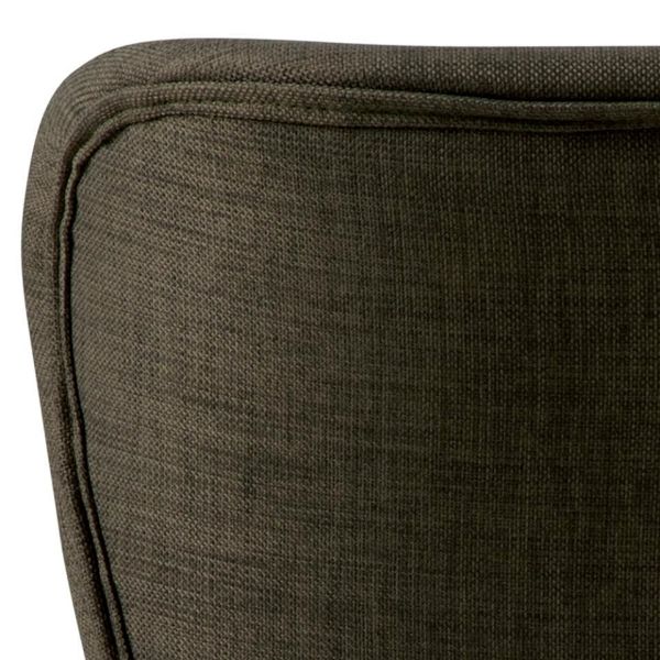 Scaun tapitat kaki/negru Batilda