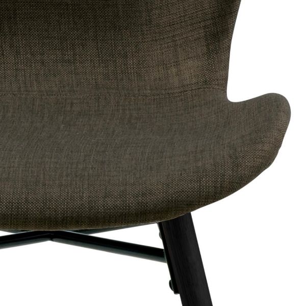 Scaun tapitat kaki/negru Batilda