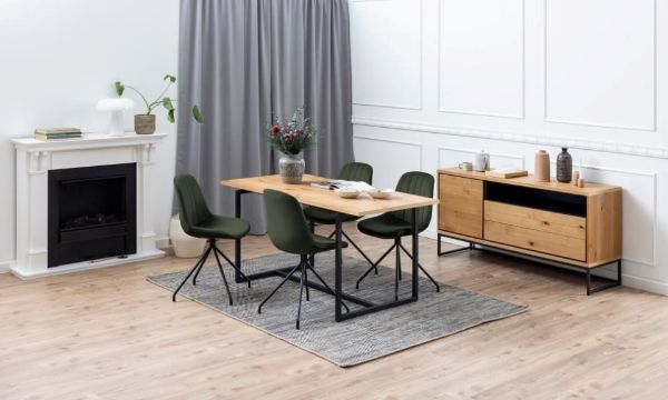 Bufet cu 1 usa, 2 sertare si 1 nisa stejar salbatic Dalarna