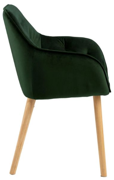 Scaun tapitat verde padure/natur Brooke