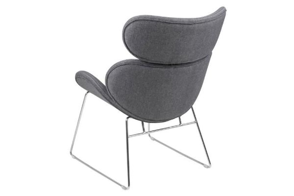 Fotoliu lounge gri deschis Cazar