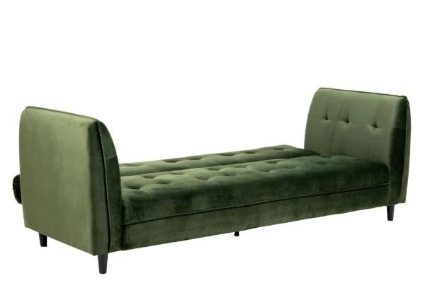 Canapea extensibila 3 locuri verde padure Jonna