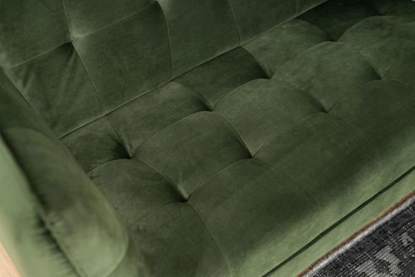 Canapea extensibila 3 locuri verde padure Jonna