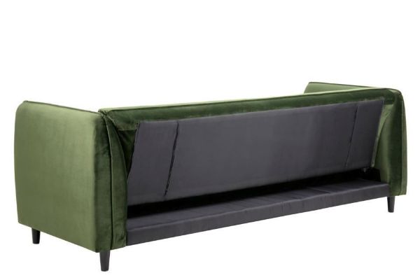 Canapea extensibila 3 locuri verde padure Jonna