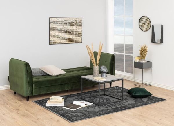Canapea extensibila 3 locuri verde padure Jonna