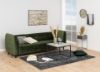 Canapea extensibila 3 locuri verde padure Jonna