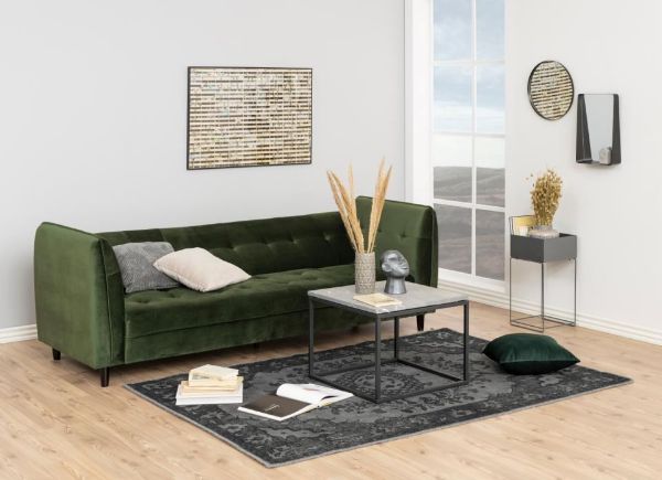 Canapea extensibila 3 locuri verde padure Jonna