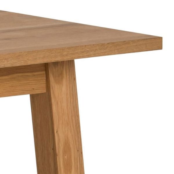 Masa dining 160 cm, lemn masiv, stejar salbatic Chara