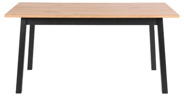 Masa dining 160 cm stejar salbatic/negru Chara