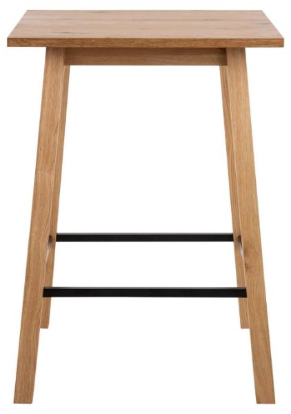 Masa inalta tip bar patrata 75 cm stejar salbatic Chara