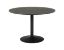Masa dining rotunda marmura 110 cm negru Ibiza