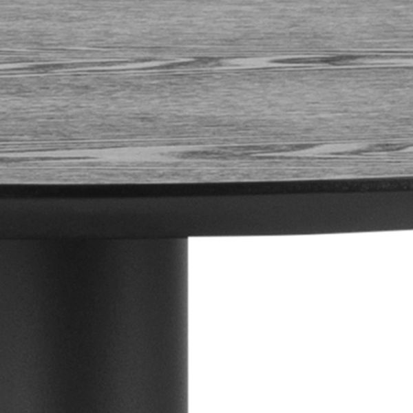 Masa inalta tip bar rotunda 80 cm negru Ibiza