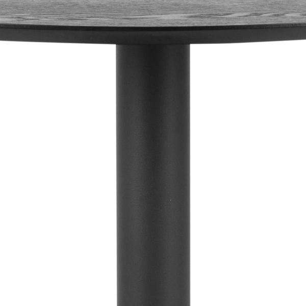 Masa inalta tip bar rotunda 80 cm negru Ibiza