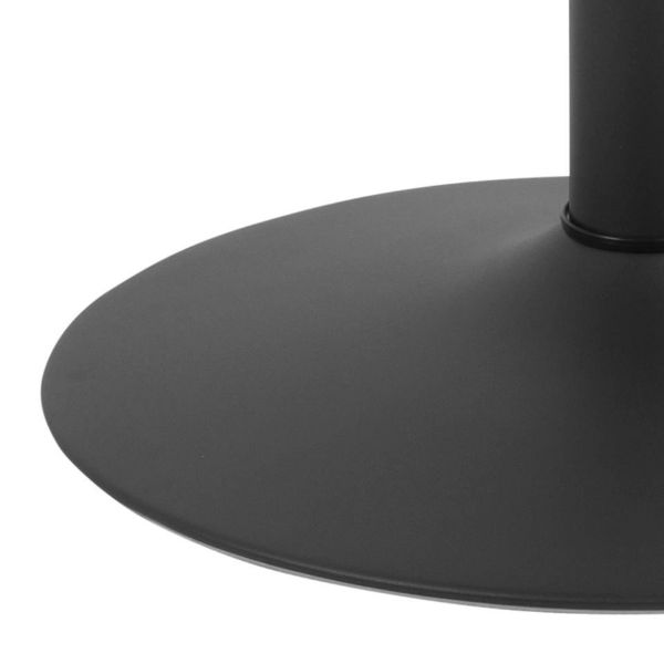 Masa inalta tip bar rotunda 80 cm negru Ibiza