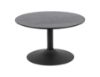 Masuta de cafea rotunda 70 cm negru Ibiza
