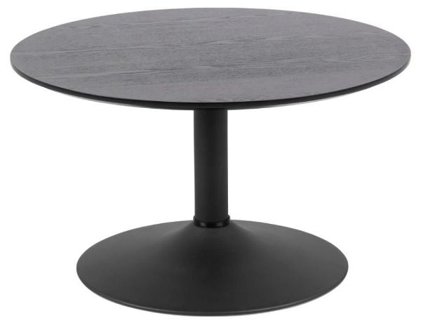 Masuta de cafea rotunda 70 cm negru Ibiza