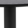 Masuta de cafea rotunda 70 cm negru Ibiza