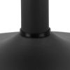 Masuta de cafea rotunda 70 cm negru Ibiza
