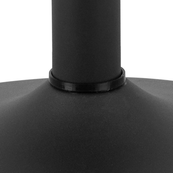 Masuta de cafea rotunda 70 cm negru Ibiza