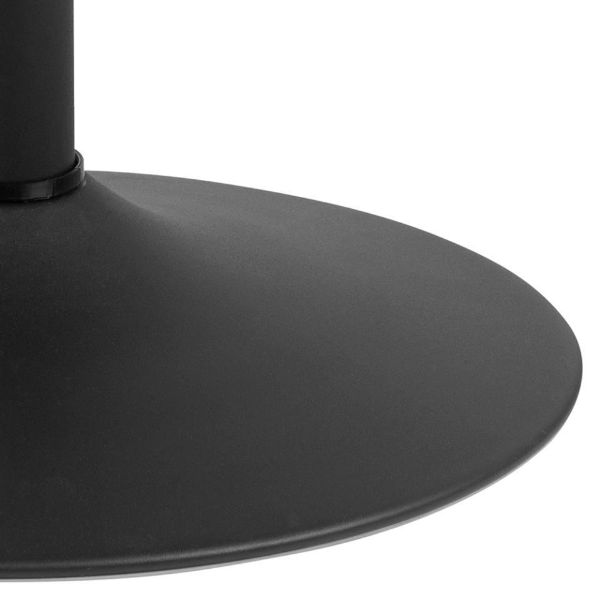 Masuta de cafea rotunda 70 cm negru Ibiza