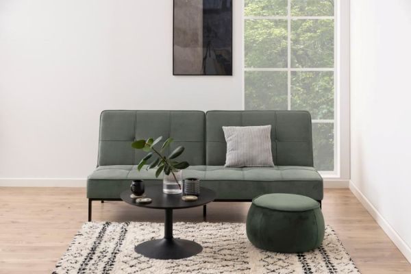 Masuta de cafea rotunda 70 cm negru Ibiza